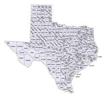 Texas County map