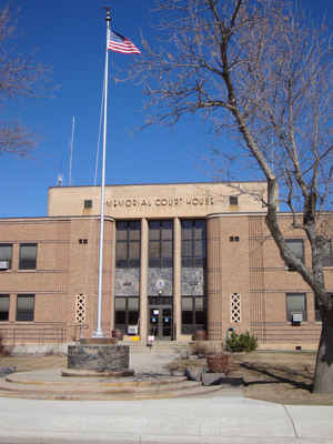 Renville County, North Dakota Courthouse
