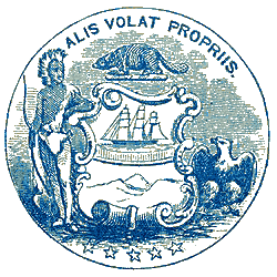 Oregon Motto and Seal of Oregon Territory