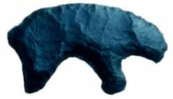 California State Prehistoric Artifact: Chipped Stone Bear