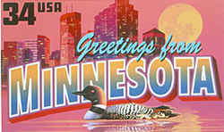 Minnesota Famous People: Greeting from Minnesota