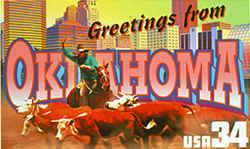 Oklahoma Famous People: Greeting from Oklahoma