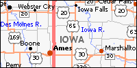  Iowa State Guide: 50States: StateSymbols: State Map