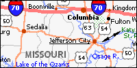 Missouri State Guide: 50States: StateSymbols: State Map