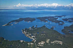 The City and Borough of Yakutat is on the northern coast of the Gulf of Alaska