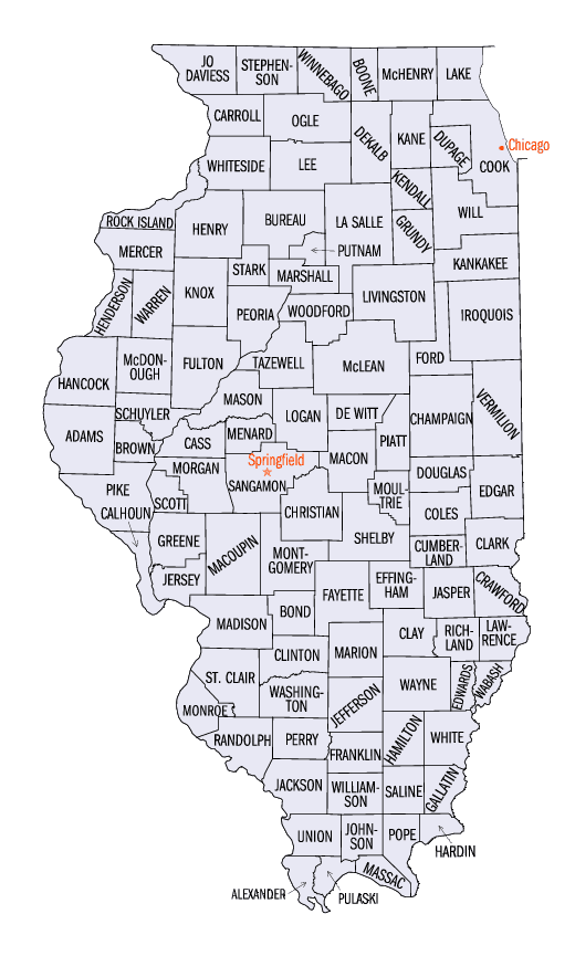 Illinois Counties: History and Information