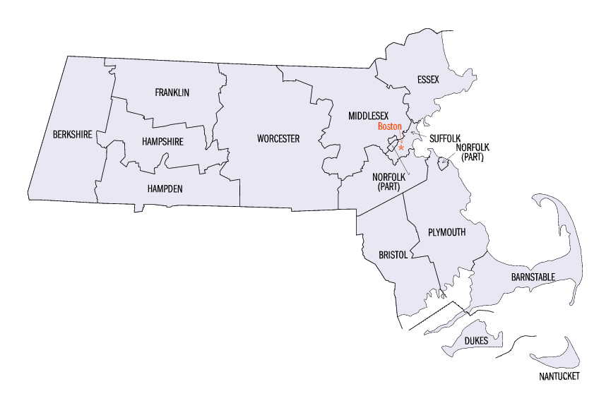 Massachusetts Counties History And Information