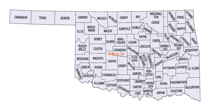 Oklahoma County map