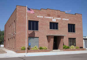 Gove County, Kansas Courthouse