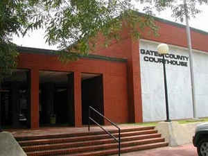 Gates County, North Carolina Courthouse