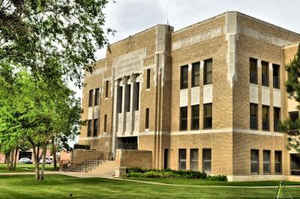 Ochiltree County, Texas Courthouse