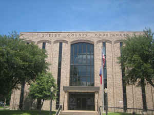 Shelby County, Texas Courthouse