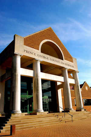Prince George County, Virginia Courthouse