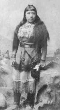 Sarah Hopkins Winnemucca  (born Thocmentony or Tocmetone, Paiute: "Shell Flower") (ca. 1844 - October 16, 1891) was a prominent female Paiute activist and educator