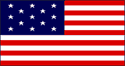 Flag: US - Another 13-star, in the 3-2-3-2-3 pattern