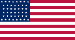 US flag 44 stars