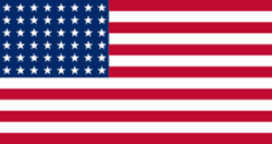 US flag 48 stars