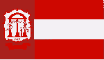 Georgia State Flag, c. 1906-1920
