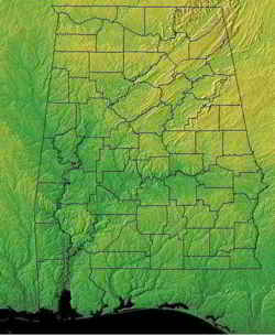 Alabama Geography: Land Regions