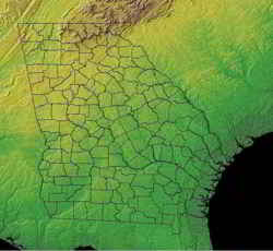 Georgia Geography: Land Regions