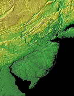 New Jersey Geography: Land Regions