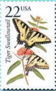 Tiger Swallowtail Butterfly Postage Stamp