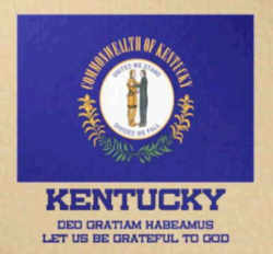 Kentucky Latin State Motto and Flag