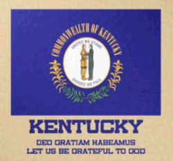 Kentucky Latin State Motto and Flag