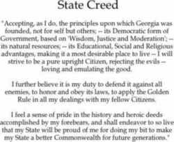 Georgia State Creed