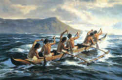 Hawaii State Team Sports: Outrigger canoe paddling