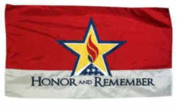 Louisiana State Emblem of Military Service: Honor and Remember Flag