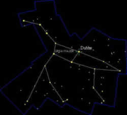 Utah State Centennial Star: Dubhe