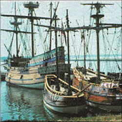 Virginia State Fleet: Replicas of the three ships, Susan Constant, Godspeed, and Discovery