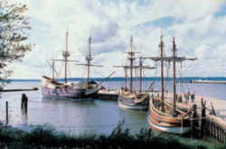 Virginia State Fleet: Replicas of the three ships, Susan Constant, Godspeed, and Discovery