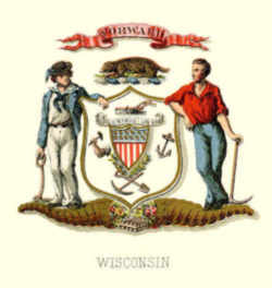 Wisconsin State Coat of Arms